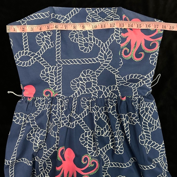 Melly M Blue and Pink Octopus Dress - Picture 5 of 7